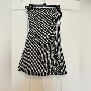 Black and White Gingham Dress